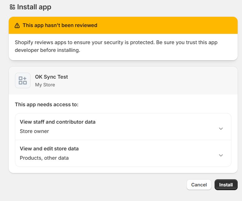 Install the app